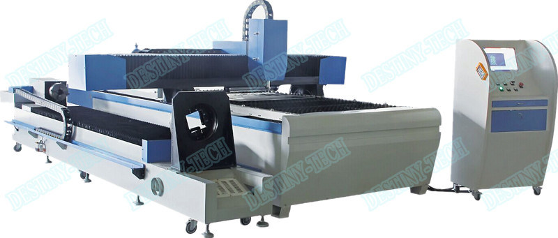 DT-1325/1530 Fiber 500W 3m/6m metal pipe&sheet AIO laser cutting machine